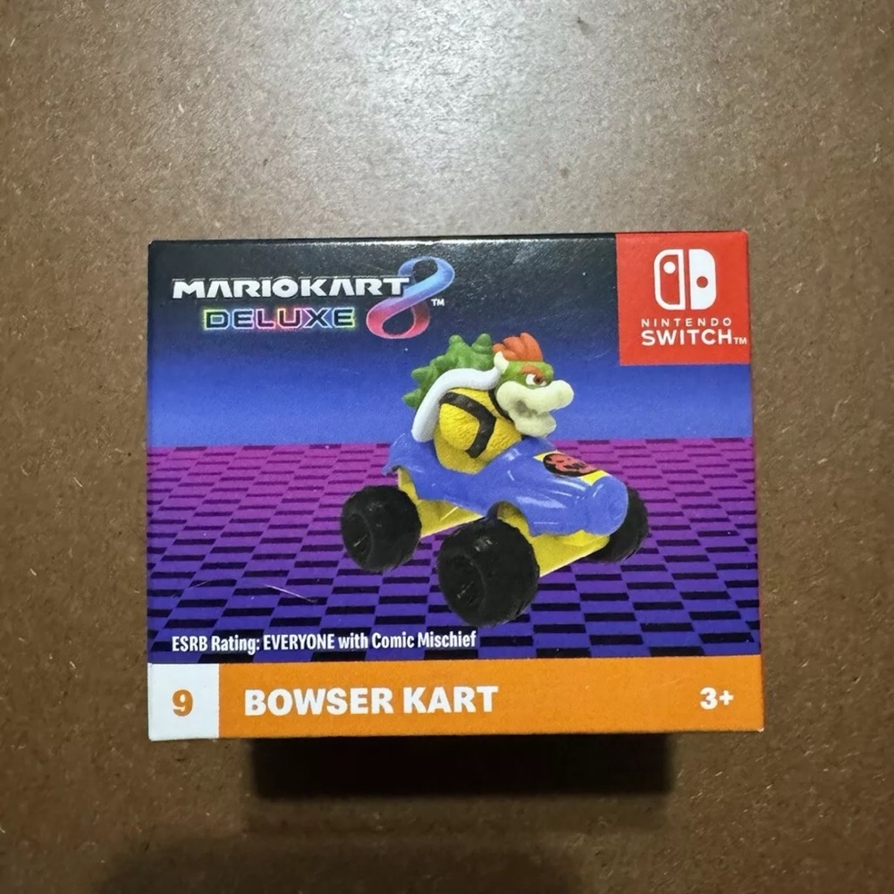 McDonald’s Happy Meal 2024 Mario Kart Deluxe 8 - #9 Bowser Kart- new in box
